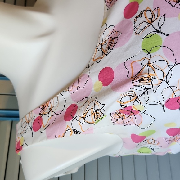 Vintage Sheri Martin NY Pink Floral Dress - Picture 6 of 12